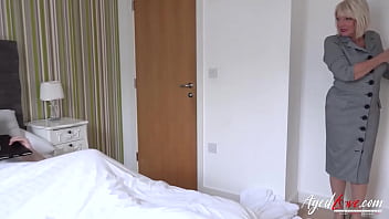 Preview 1 of Sunny Leone Xxx Videoull Hd - AGEDLOVE Blonde Milf Amy Seduces Horny Stud Sam Bourne and Fucks Him