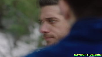 Preview 3 of Askley Graham - Gayruptive.com - The look on the poor boy Troye Jacobs&#039_s face,  when he wants to give it a go with the axe,  and the log just falls down. Brilliant! Ty Roderick is also damn hot in this scene!