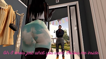 Preview 1 of Scandal Roxanne Barcelo - Second Life Black man landlord fucks Black woman