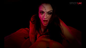 Preview 4 of Xxix Norway N - La moglie troia di Beetlejuice mi succhia l&#039_anima la notte di Halloween