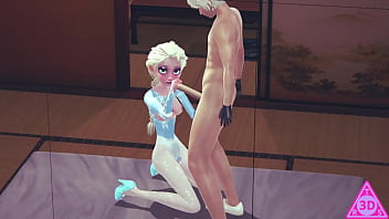 Preview 2 of Wwwxxxhindi Dawanlod - KOIKATSU Elsa Frozen,  have sex blowjob handjob and cumshot uncensored... Thereal3dstories