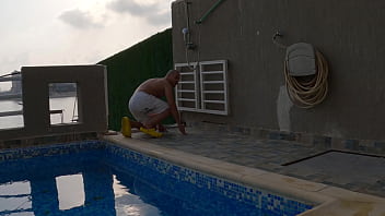 Preview 2 of D4tch Mature Get Used - Inkdass سالب كويتي Kuwaiti gay exhibitionist #compilation