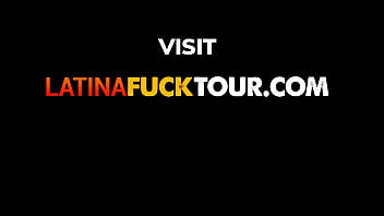 Preview 1 of Anal Grill - Latina Fuck Tour - Caramel Skinned Brunette Babe Riding Big Gringo Cock