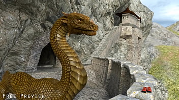 Preview 3 of Ful Sexxy Video - Vore Chinese Dragon Eats Tourist Feet First