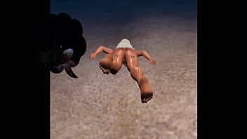 Preview 4 of In Front Pof Grand Father - Skinny Dipping BabyGirl Zapatero