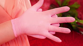 Preview 2 of Jav Anri Suzuki Bus - ASMR hot video - nitrile gloves fetish clip - sfw (Arya Grander)