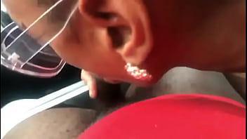 Preview 4 of Hotel Delivery Boy Sex - She giving me head in the car when we first meet