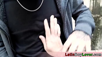 Preview 2 of Kajoilagrval - Amateur latin teen discovering his inked stepbros ass