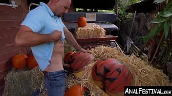 Preview 2 of Brae - Big booty Latinas pounded deep outdoors