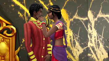 Preview 2 of Hindi Son Mother - Indian stepmom and stepdad prepare their virgin stepson before the wedding by having threesome sex to lose his virginity in a hotel room