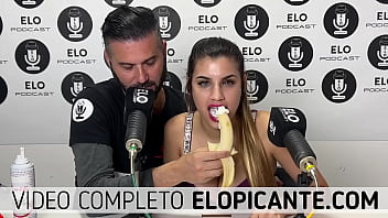 Preview 1 of Fack Kld - MELITA ROJAS CHUPA LA BANANA CON CREMA DE ELO PODCAST