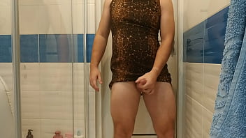 Preview 3 of Xxx Hot Hub - Crossdresser in sexy mini dress