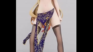 Preview 3 of Real Full Hijab Arab - MMD R18  e n i e (by pinkstar)