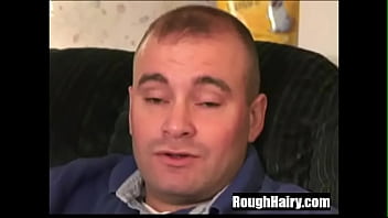 Preview 1 of Pornfun Lesbian - Handsome Straight worker bear strokes his big meat- RoughHairy.com