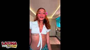Preview 1 of Meks - Latina Porn Casting - Tiny Latina Teen HUGE Creampie Stretched 19 Year Old Pussy By BWC