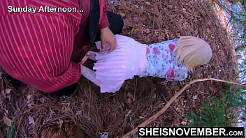 Preview 1 of Sunny Leone Penetra - On All Four Knees in Grass Msnovember Step Dad Ejaculated Cumshot On Her Bent Over Black Ass Cheeks Doggystyle In Forest Next To a Tree. Secret Public Fuck With Step Daughter Her Thong To The Side on Sheisnovember by JDG Pornart