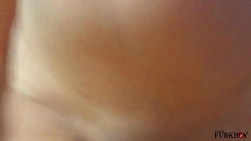 Preview 3 of Get Scare - MADRASTRA CALIENTE Se mete a la cama de su hijastro porque se la coje m&aacute_s rico por el culo,  todo iba bien hasta que llaman a la puerta.