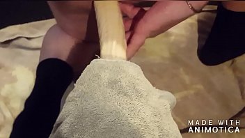 Preview 1 of Eduarda Rodrigues Shemale - Bi-guy loves his 10 inch dildo