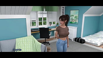Preview 3 of Aunty Nude Tube - Summer Heat - Part 5 - I Got A Crush On A Sexy Babe By LoveSkySan69