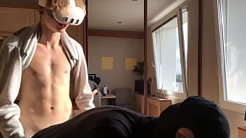 Preview 2 of Mom Catch Fucking Bbc 3gpking - The mask in action - Stano fucks