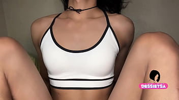 Preview 2 of Euron Party - Beautiful 18 year old trans girl showing her ass on camera