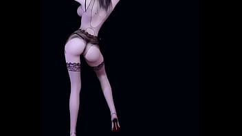 Preview 3 of Sroho 006 Videos - 3D big boobs Asian stripper wearing sexy lingerie got fucked so hard