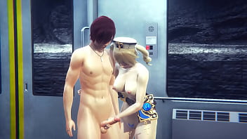 Preview 3 of Gay Hairy Men Shower - Genshin Impact Hentai - Barbara Hard Sex part 2 - Japanese Asian Manga Anime Film Game Porn