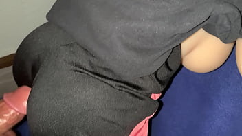 Preview 1 of Beauty Fatty - Young girl doll in yoga pants and perfect ass getting fucked by a thick cock - Anal POV