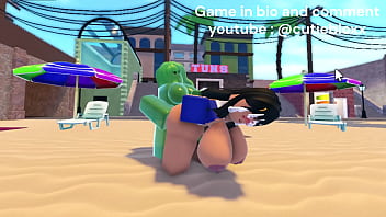 Preview 2 of Porn Com Pune - roblox step-sister fucked on beach (game in bio and comment)