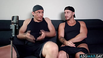 Preview 2 of Sexxxx Sinhala - Two straight buddies Zack Mackay and Rocky Vallarta make a video of themselves jerking off together