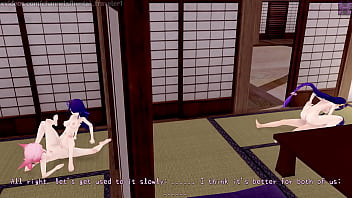 Preview 4 of Ma And Son Xxxcom - Genshin Impact: Shogun Raiden is subdued by Scaramuccia. (Shogun Raiden,  Ei,  Yae Miko)