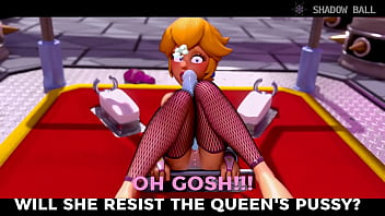 Preview 4 of Blowjob Umfrage - Princess Quest vs Thwompette monster Futanari - Hentai 3D Animation Peach