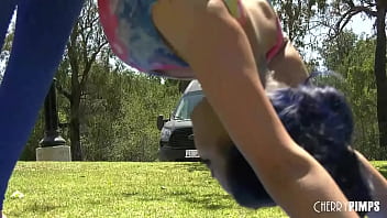 Preview 2 of Teen Parck Bj - Big Boobs Milf Eve Marlowe Finds A Voyeur Jerking Off And Invites Herself In For Hardcore Fuck