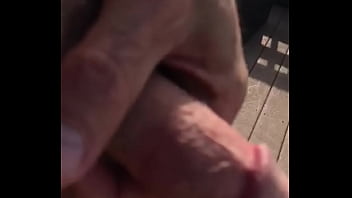 Preview 3 of Hdxxx Video 2018 Com - Jerking off and cumming on rooftop in DC