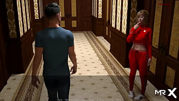 Preview 1 of Japanes Femdom Cfnm - DusklightManor - peeping through window E1 #67