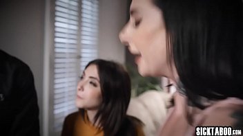 Preview 2 of Jav Free Free Nazli Celik Sikis - Hot maid seduced a perverted guy but a sexy MILF joined