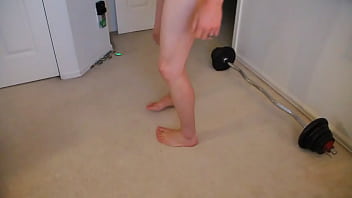 Preview 1 of Hot Mom Farind - Working Out Nude,  Flaunting &amp_ Bouncing Gigantic Erect Cock &amp_ Heavy Balls - Dreamnude / Franz Schneider