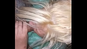 Preview 2 of Japanesd In Est - Big booty white girl sucking my dick and she knows how to do do it