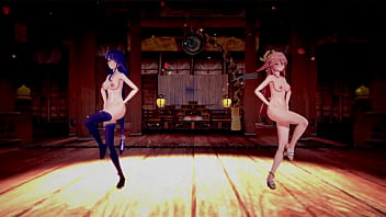Preview 1 of Hot Super Xxx - Genshin characters6 hentai mmd