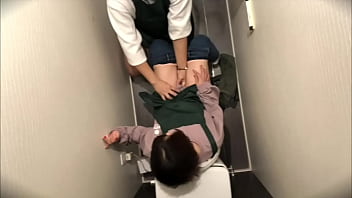 Preview 3 of Dog Sex Pose - 『ここでえっちはだめ&hellip_』カフェのバイト中の女子◯生とバイトリーダーが休憩時間にト◯レでセックス。