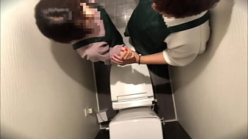 Preview 1 of Dog Sex Pose - 『ここでえっちはだめ&hellip_』カフェのバイト中の女子◯生とバイトリーダーが休憩時間にト◯レでセックス。