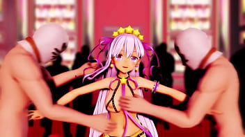 Preview 2 of My 3way - [MMD] Bon Bon Chocolat - BBBonMMD (1080p60fps) (by ZeroEffortMMD)