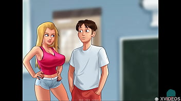Preview 1 of Mommy Ride My Cock - SUMMERTIME SAGA #45 &bull_ Making out with the french teacher
