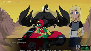 Preview 2 of Alison Tyler Cum Short - Teen titans ep 18 Conhecendo Terra a Novinha Loira