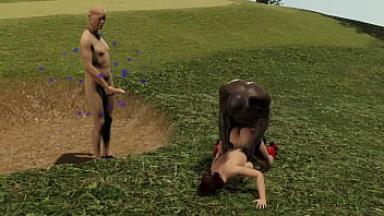 Preview 2 of Licks Men - Cuckold Stepson Watch Stepmom Fucked by Black Man &amp_ Old Man