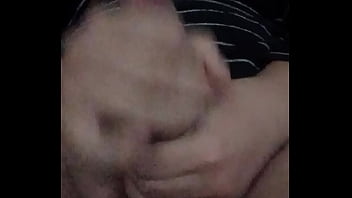 Preview 2 of Magdalene Trans Porno - Handjob whit 2 hands and messy cumshot from fat cock and empty balls