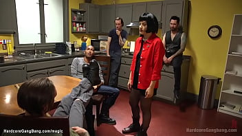 Preview 1 of Boy N Girl Bad Horny - Hairy pussy student gangbang fucked