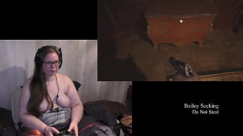 Preview 2 of Missionary Position Imposible - Naked Resident Evil Village Play Through part 3