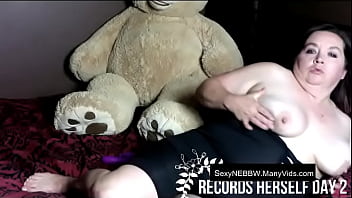 Preview 2 of Hidden Cam Hars Porn - Sexy BBW Records Herself Playing Day Two - PREVIEW