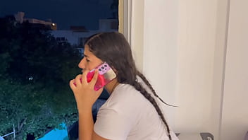 Preview 1 of Rio Hamas - Mi hermanastra menor sufre una decepci&oacute_n amorosa y yo la consuelo con una rica cogida.